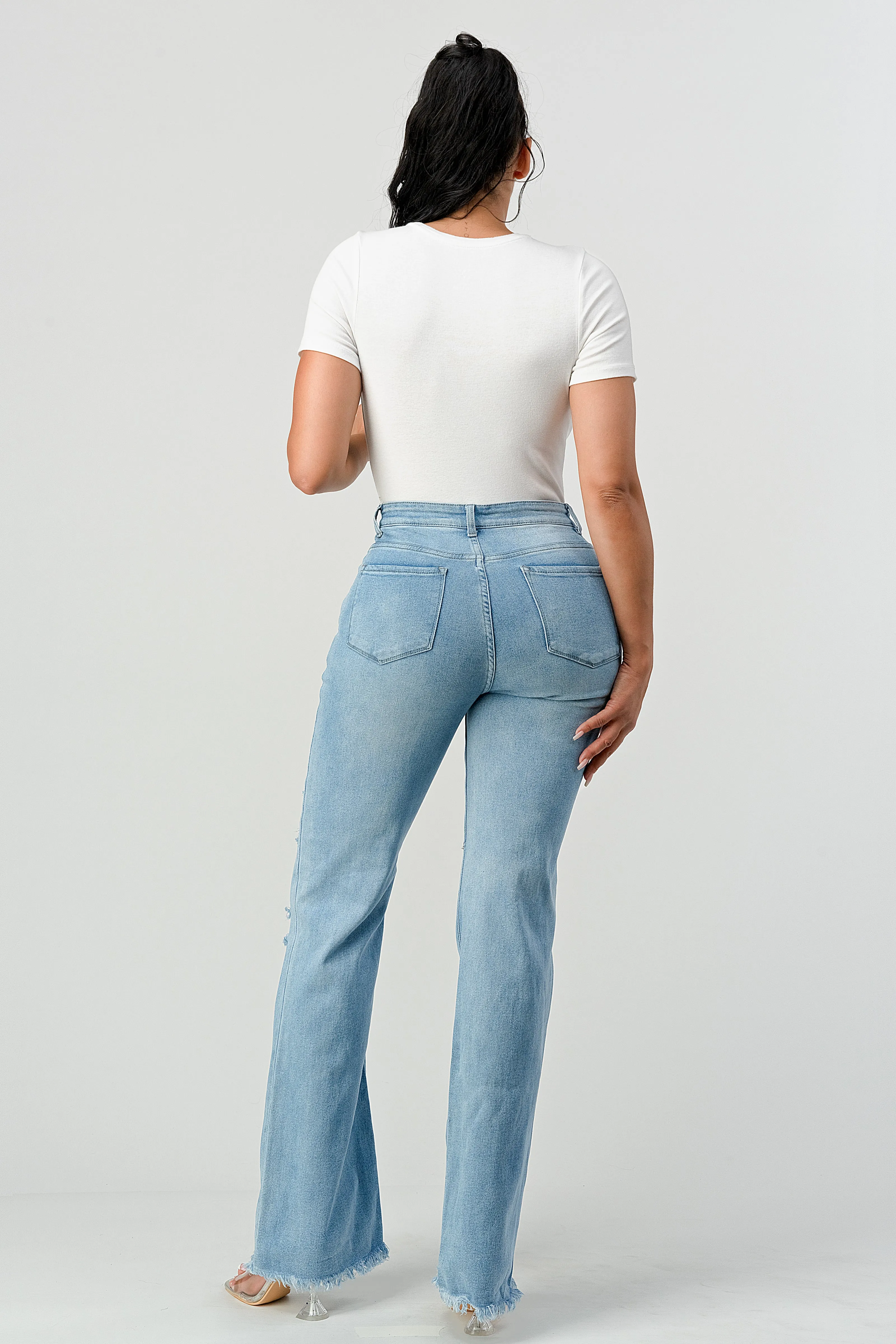 LM-034 WIDE LEG JEANS LIGHT