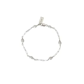 Riviera Pearl Bracelet Silver